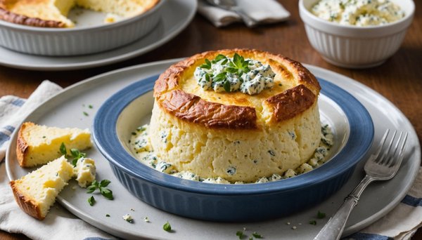 Astuce infaillible pour réussir un soufflé au roquefort légèrement aérien et délicieusement fondant !